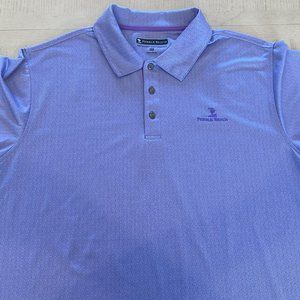 Pebble Beach Mens Golf Polo Shirt Short Sleeve Purple Size XXL EUC